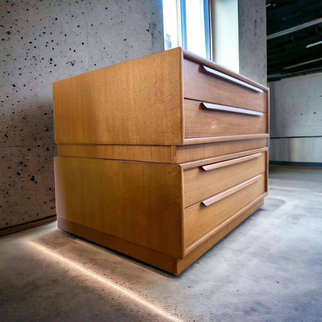 Set of 2 vintage wk möbel xl deep chests