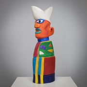 Group of unique vibrant sculptures by Clemens Briels, Netherlands 1990s