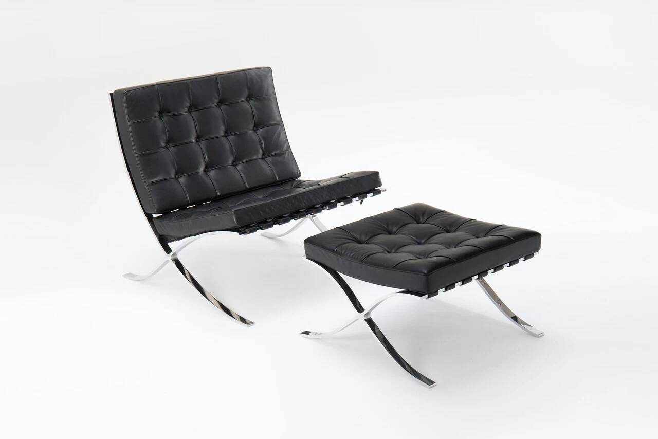 Barcelona chair & Otteman