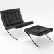Barcelona chair & Otteman
