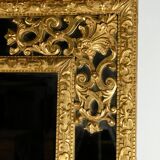 Miroir à Parcloses en Bois Doré, époque Napoléon III – Milieu XIXe