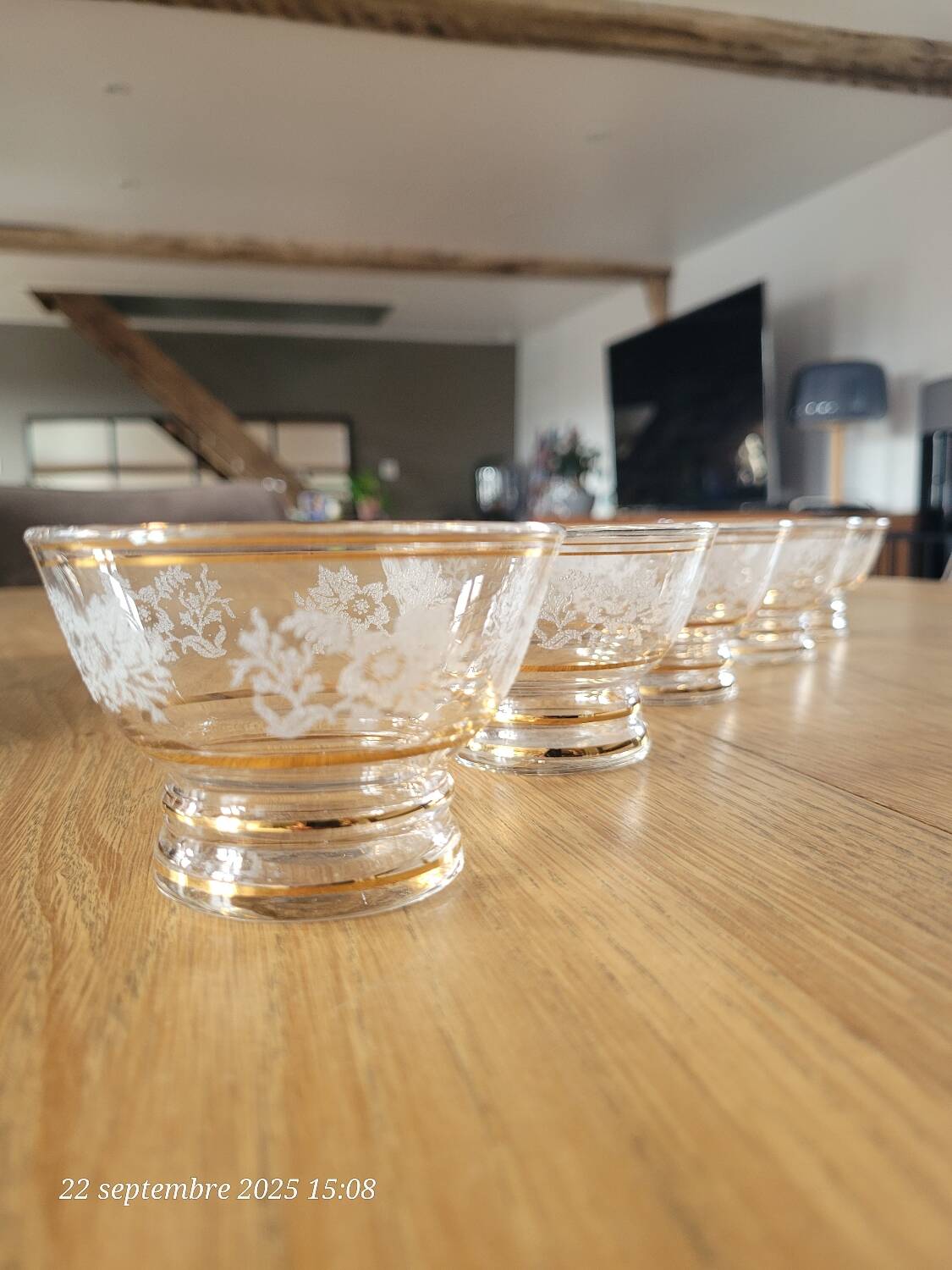 5 coupes à champagne anciennes
