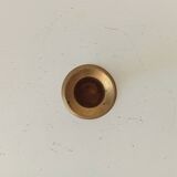 Vintage gold brass candle holder