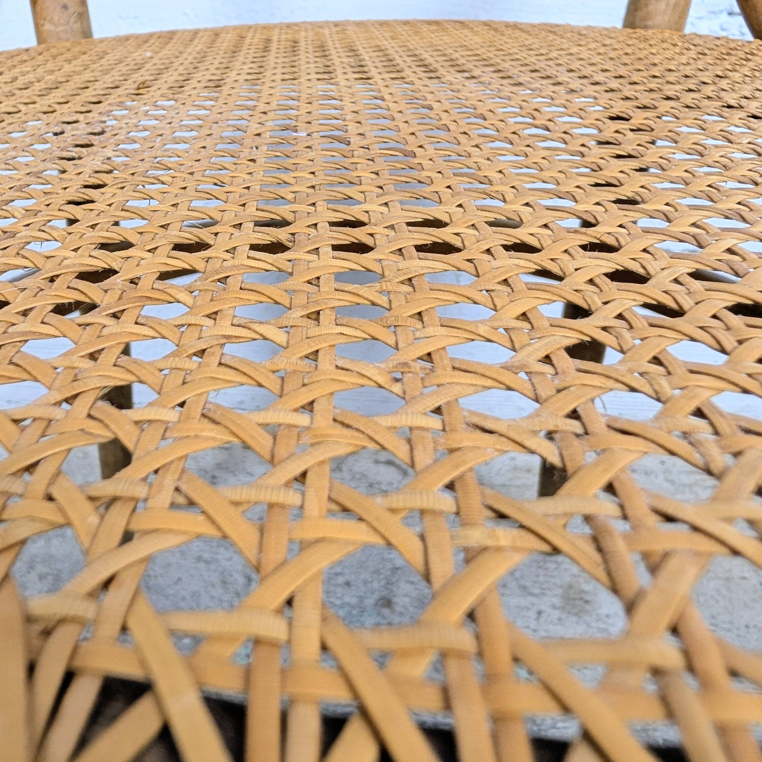 Fauteuil de bureau en bois courbé