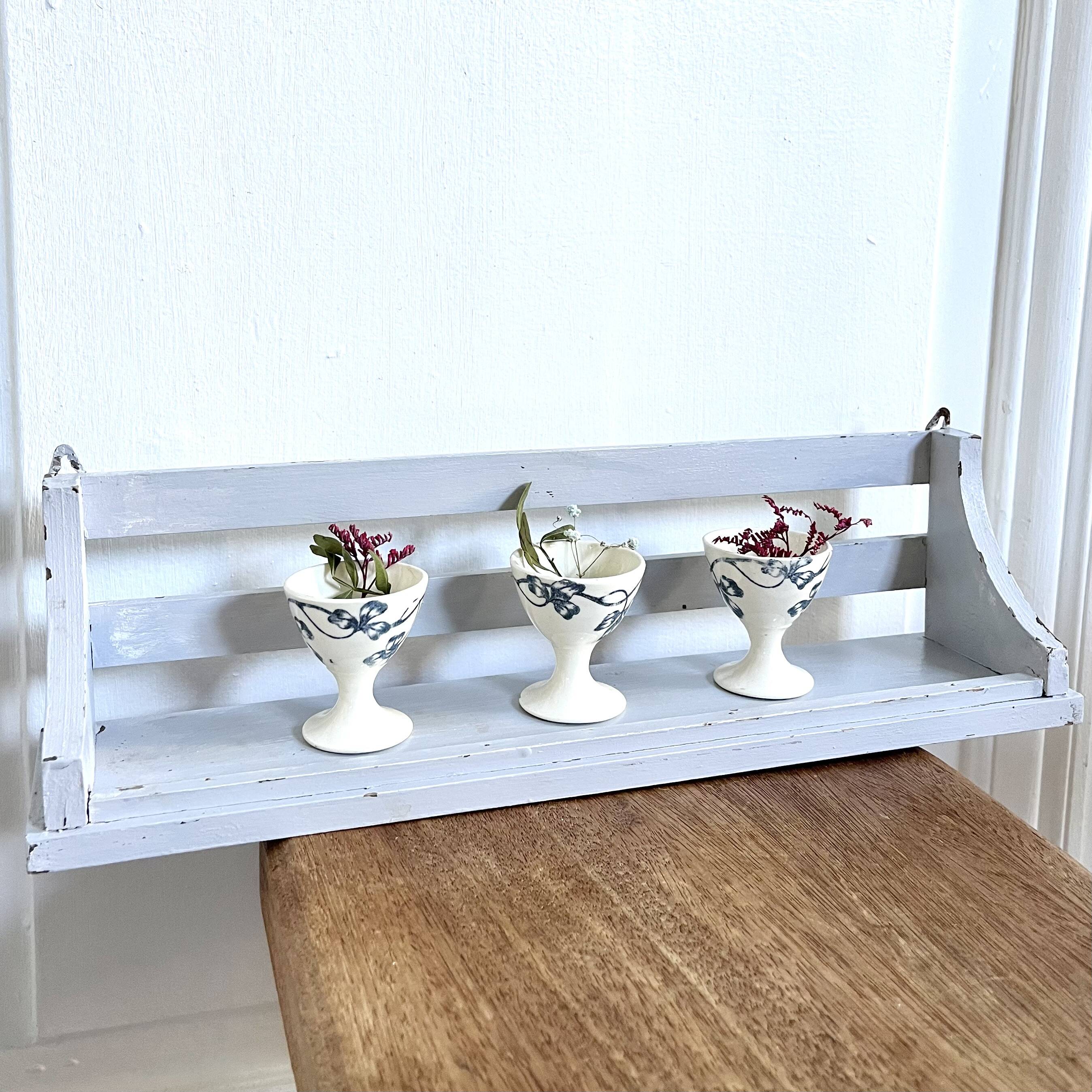 Wooden wall shelf