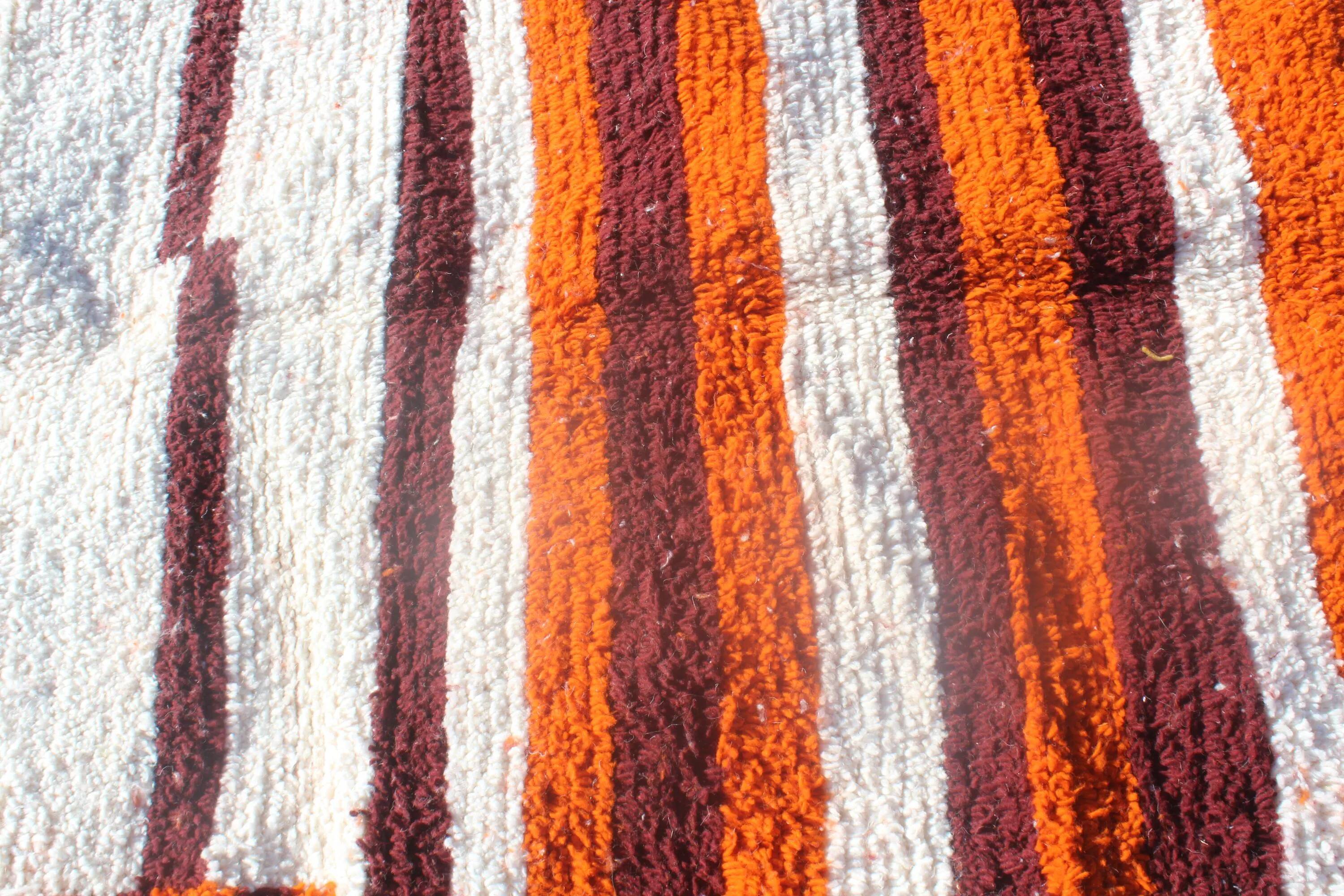 Handmade Berber rug in pure wool 3x2 m