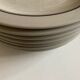 Set of 7 flat plates Arabia Finland Airisto faience 1970 Scandinavian