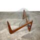 Table basse zig-zag par Louis Sognot, 1950