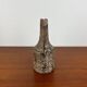 Brutalist vintage studio pottery vase carafe by Gerhard Liebenthron, 1970s.