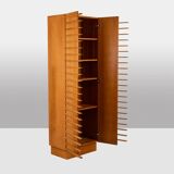 Eric Miomandre. Blond beech wardrobe. 20th century.