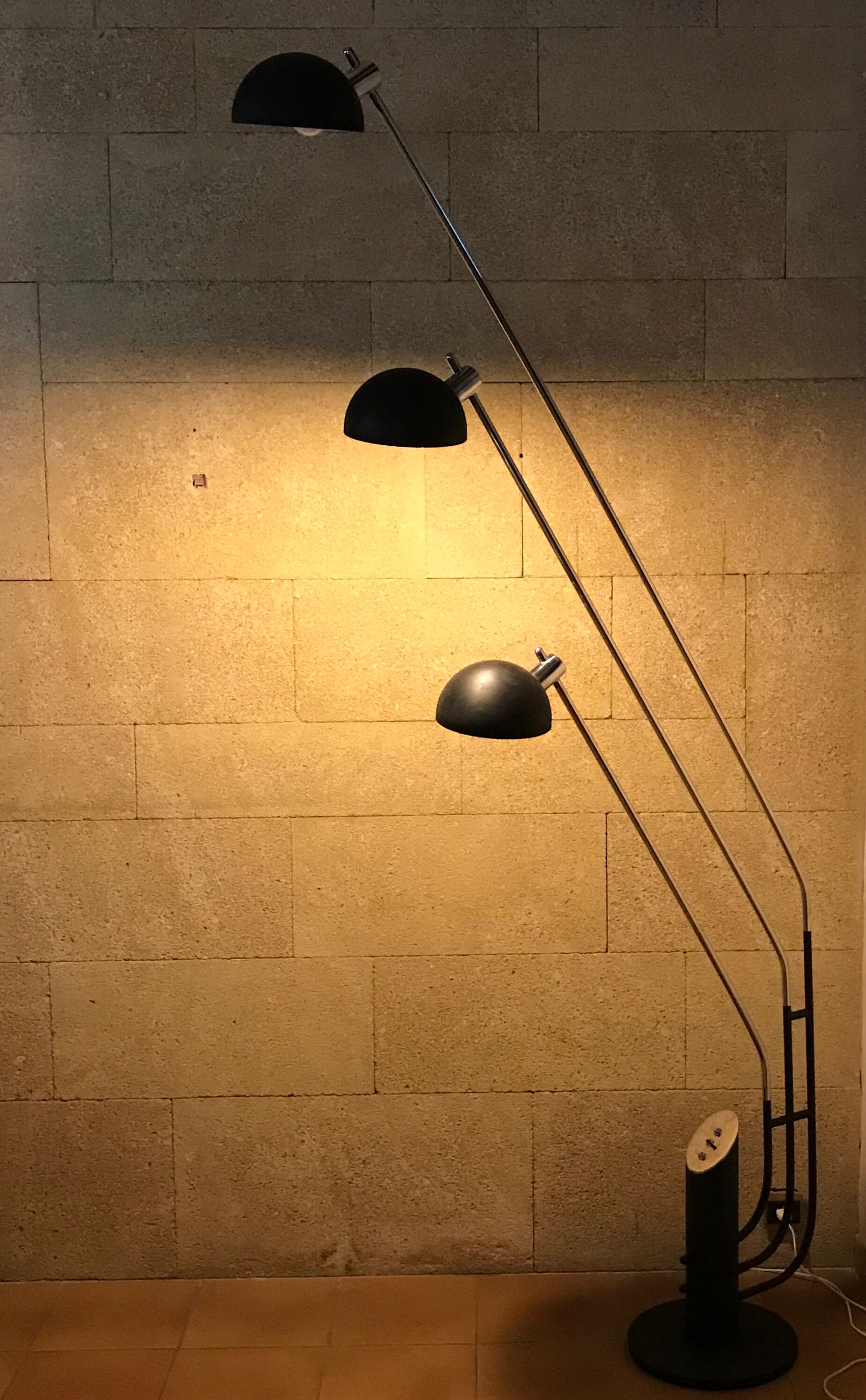 Three-branched lamppost by Franco Marchetti, Italy 70s