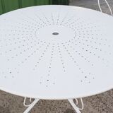 Wrought iron garden furniture