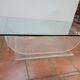 Plexiglas coffee table glass top from the 70s, 140×70cms
