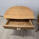 Paire de table de chevet vintage tripode années 50