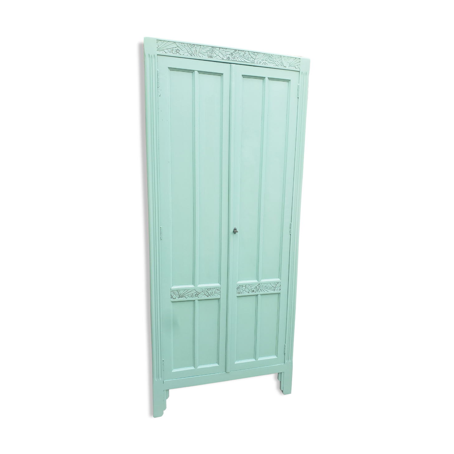 Parisian cabinet green deco art