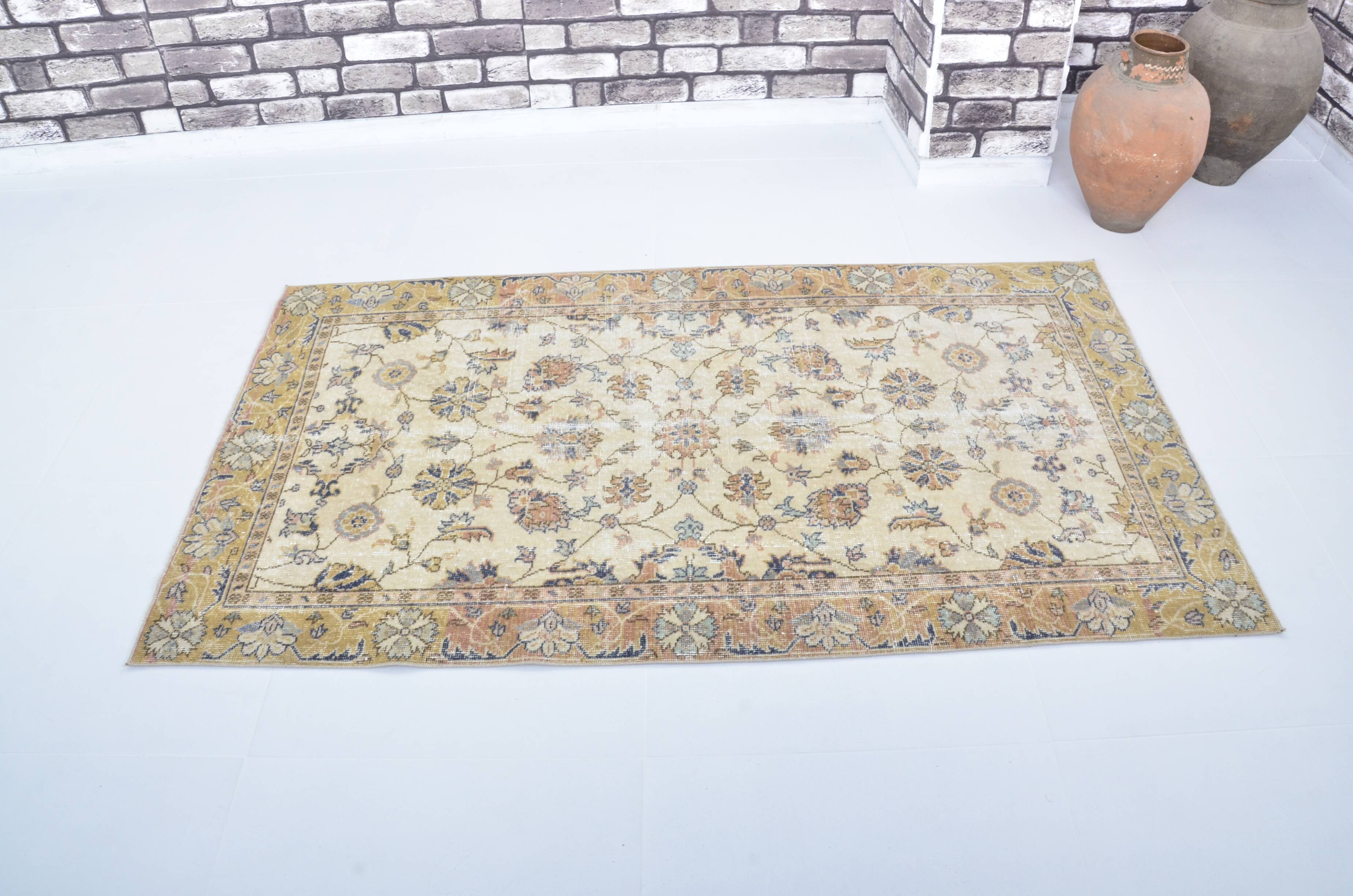 Flower Design Oushak Area Carpet sku 3347