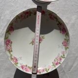 Set of 2 porcelain fruit bowls and dishes.