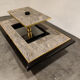 Vintage hidden bar coffee table by Fedam, 1980s