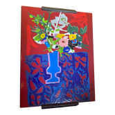 Enamelled plaque Roger Bezombes