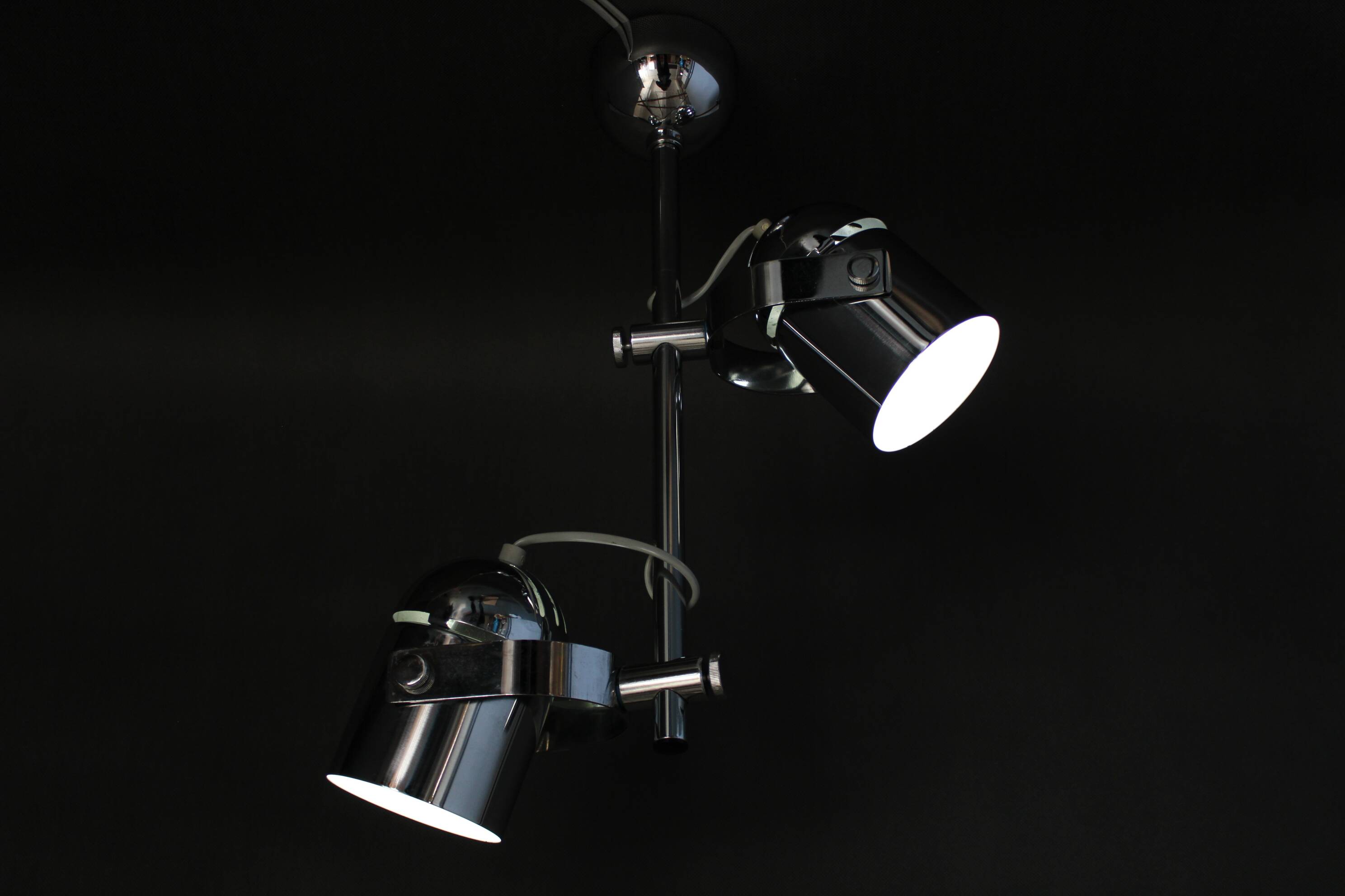 1960s Adjustable Ceiling Light Combi Lux designed by Stanislav Indra, Czech