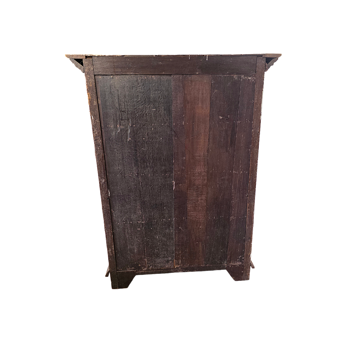 Antique Dutch Oak Panel Cabinet, early 1700s