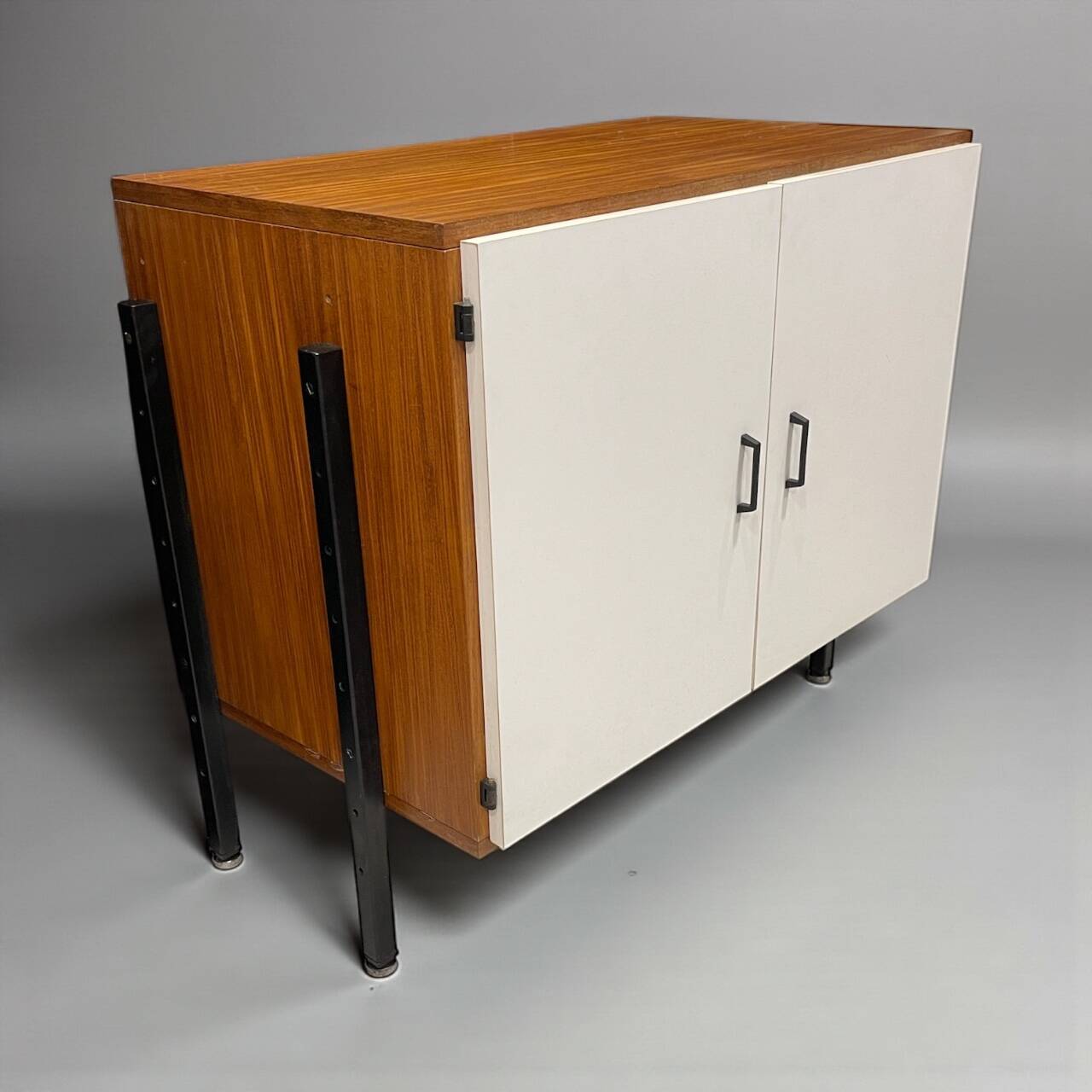 2-door teak cabinet, 1960s