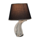 Bubbled glass lamp