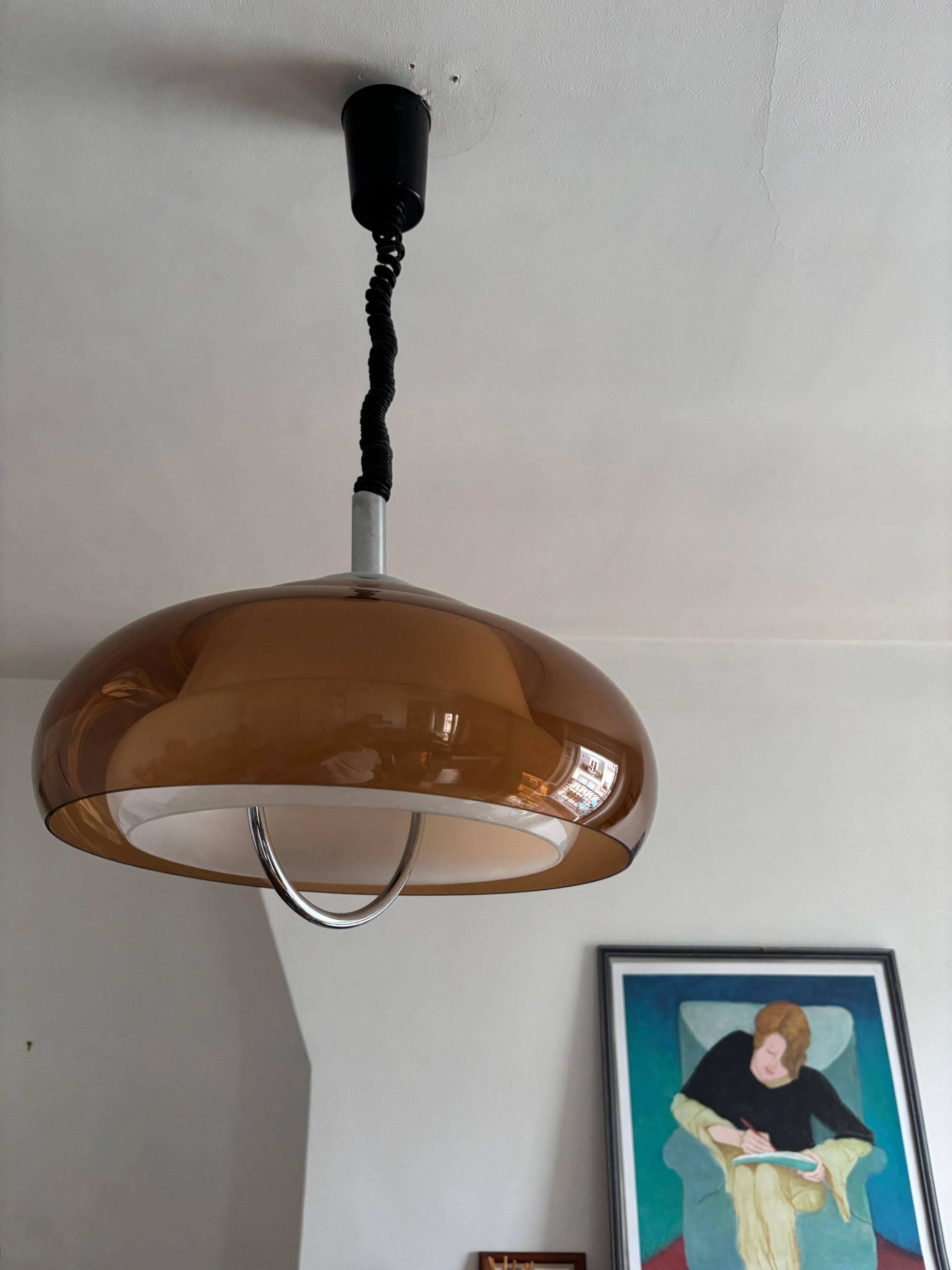 Mid-Century Space Age Herda Pendant Lamp, 1970s