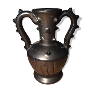 vase céramique noir