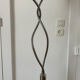Design floor lamp with 2 flexible arms - vintage