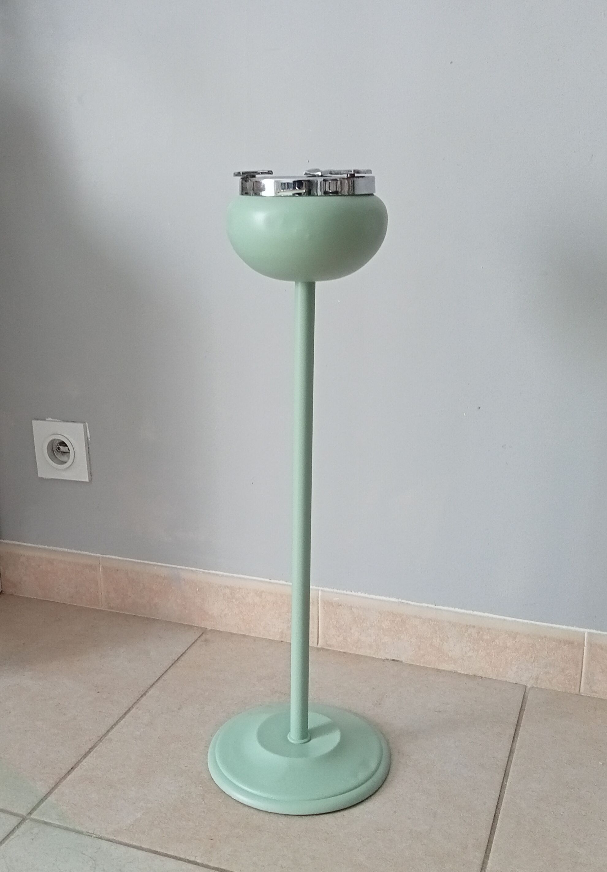 Vintage standing ashtray 50s