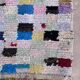 Colorful Boucherouite Moroccan rug - 87 x 190 cm