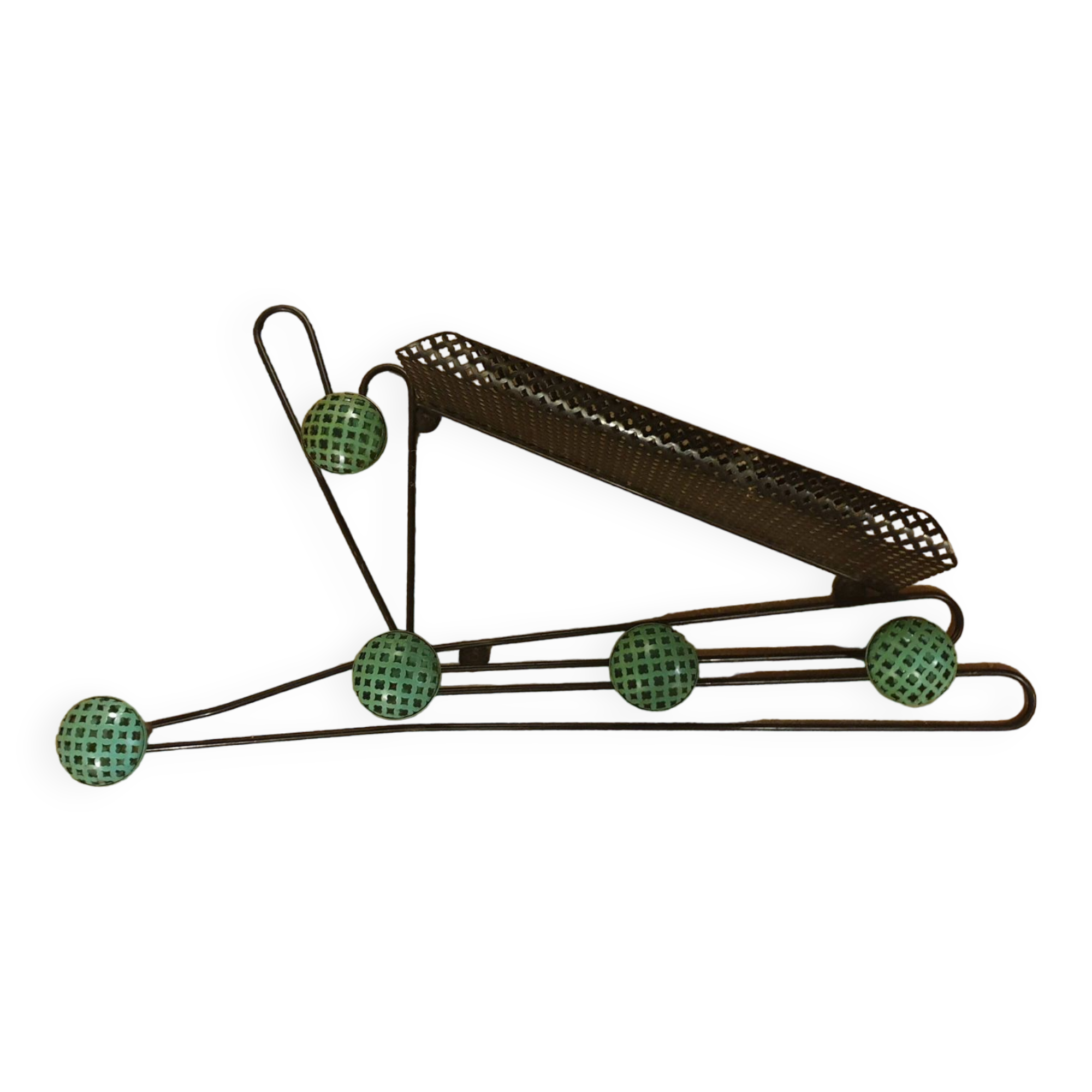 COAT RACK PATERE ROCKABILLY PERFORATED TOLE