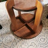 Old wooden art deco table