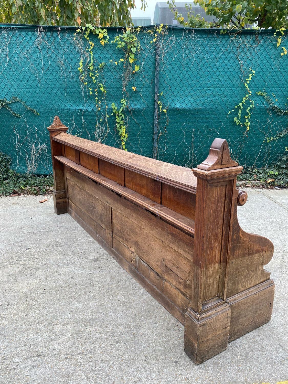Old church pew