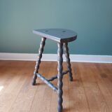 Bluish-grey tripod stool