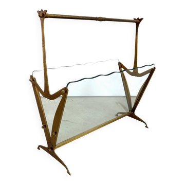 Italian magazine rack, 1950s