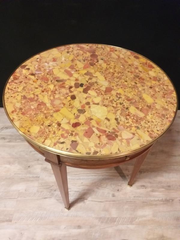 Louis XVI-style round side table