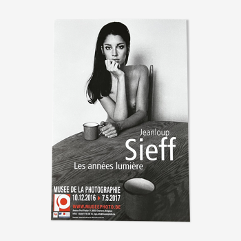 Poster Jeanloup Sieff The Light Years Charleroi Museum 2016