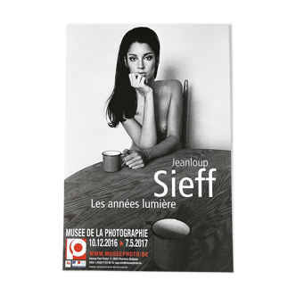 Affiche Jeanloup Sieff Les années Lumière Musée de Charleroi 2016