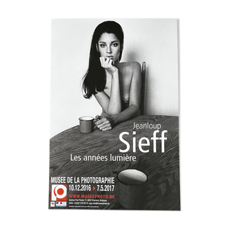 Poster Jeanloup Sieff The Light Years Charleroi Museum 2016