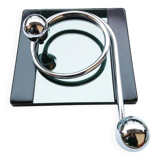 Large bakelite coat hook and mirror from the 70s