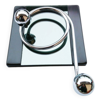 Large bakelite coat hook and mirror from the 70s
