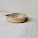 Onyx and brass ashtray