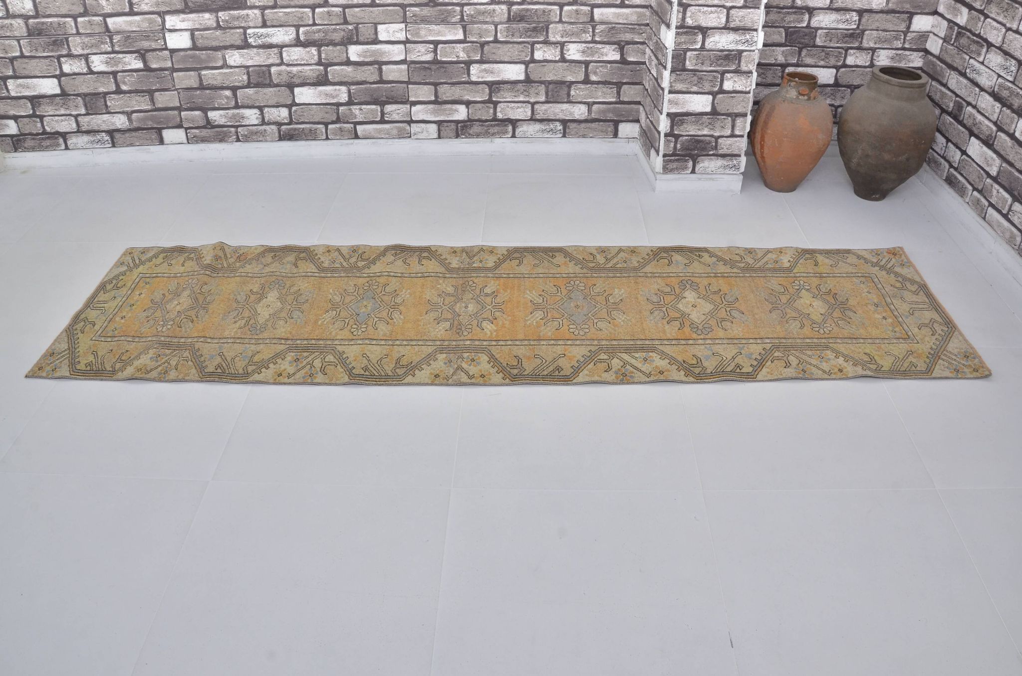 Tapis de couloir vintage antique sku1774