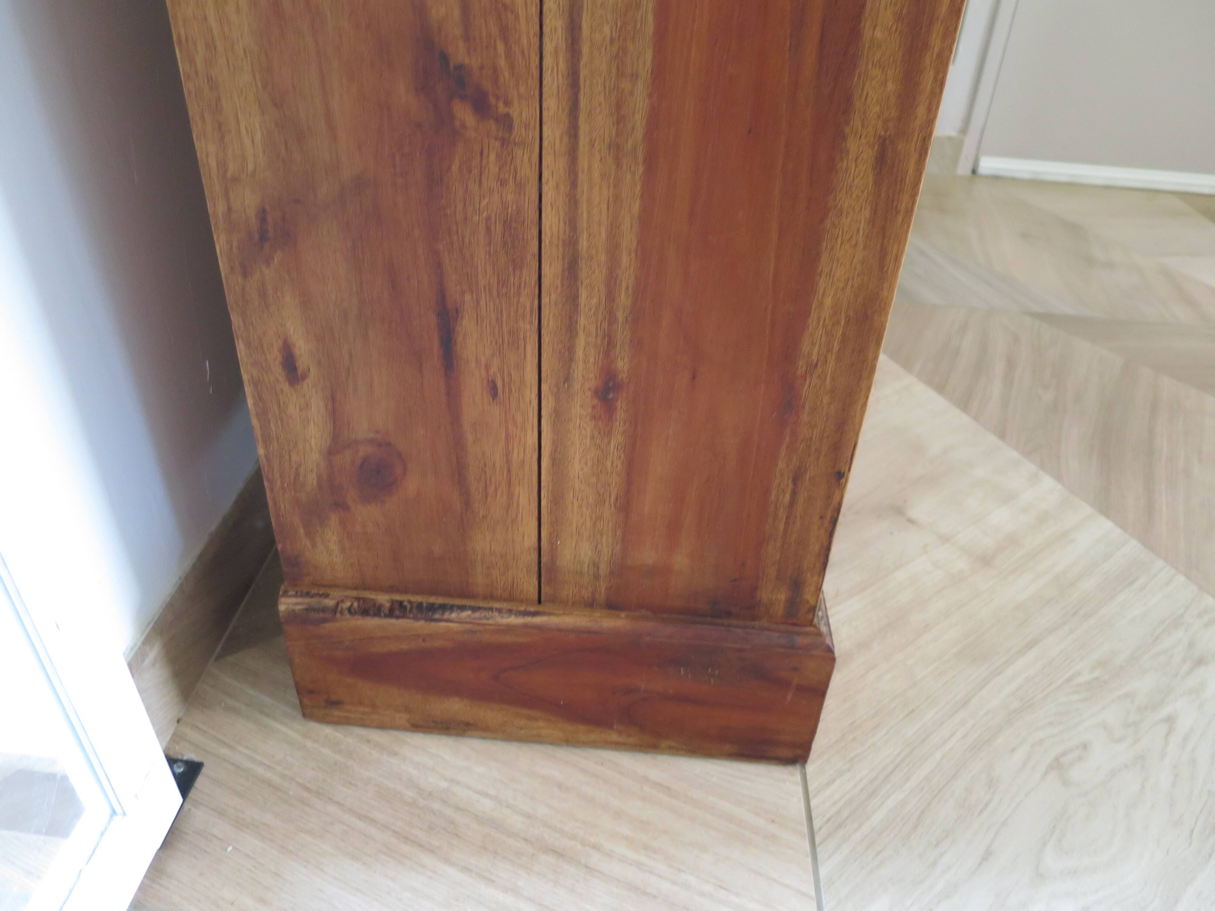 Shelf - bookcase - Bibus - exotic wood - solid wood - 3 levels - 2