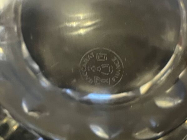 Cendrier en cristal de Baccarat