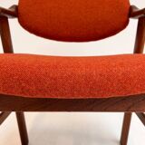 Set reupholstered Danish design chairs by Schou Andersen, 1960s