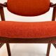 Set reupholstered Danish design chairs by Schou Andersen, 1960s