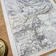 Bern, old map, printed in 1844.